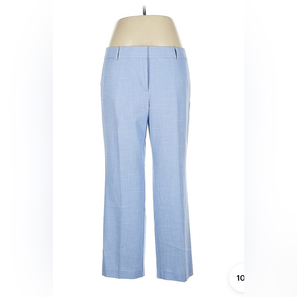Size 16 baby blue loft pants spandex classic, straight leg cut